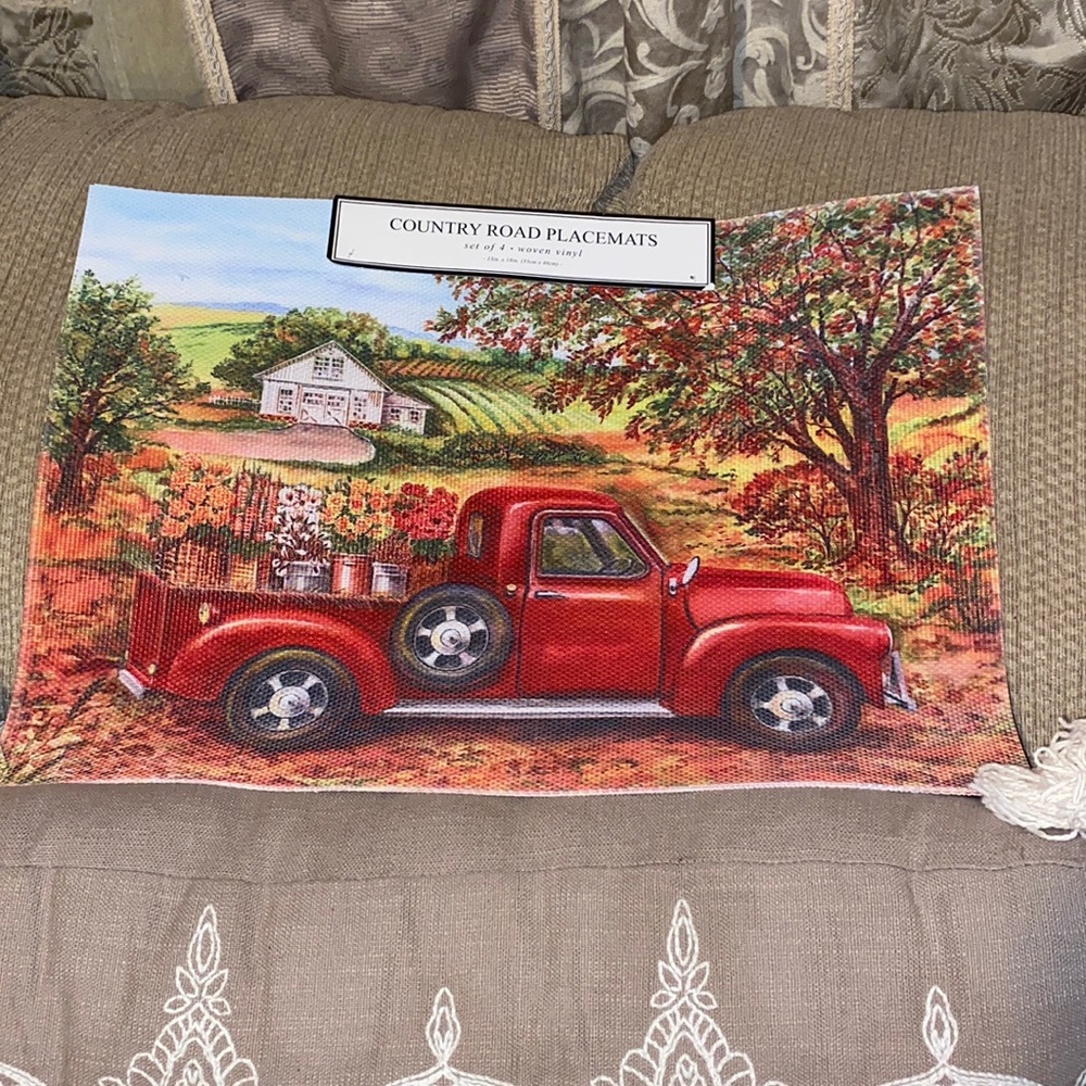 ❤️NWT Benson Mills Country Road Placemats